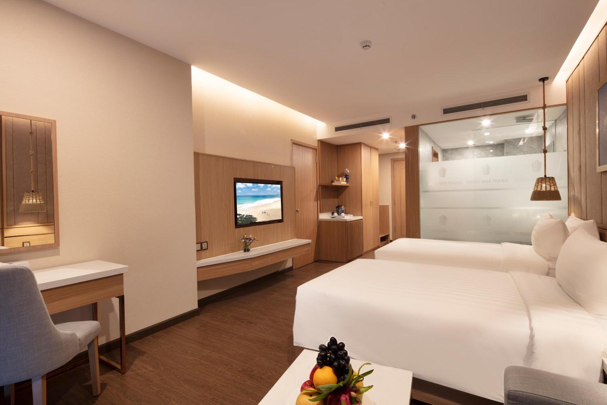 Virgo Hotel Nha Trang Buitenkant foto Deluxe Room